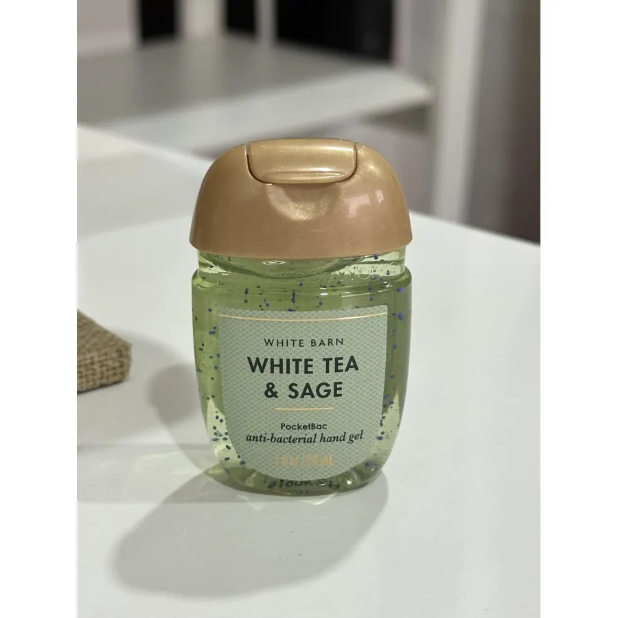 Gel antibacterial. White tea y sage