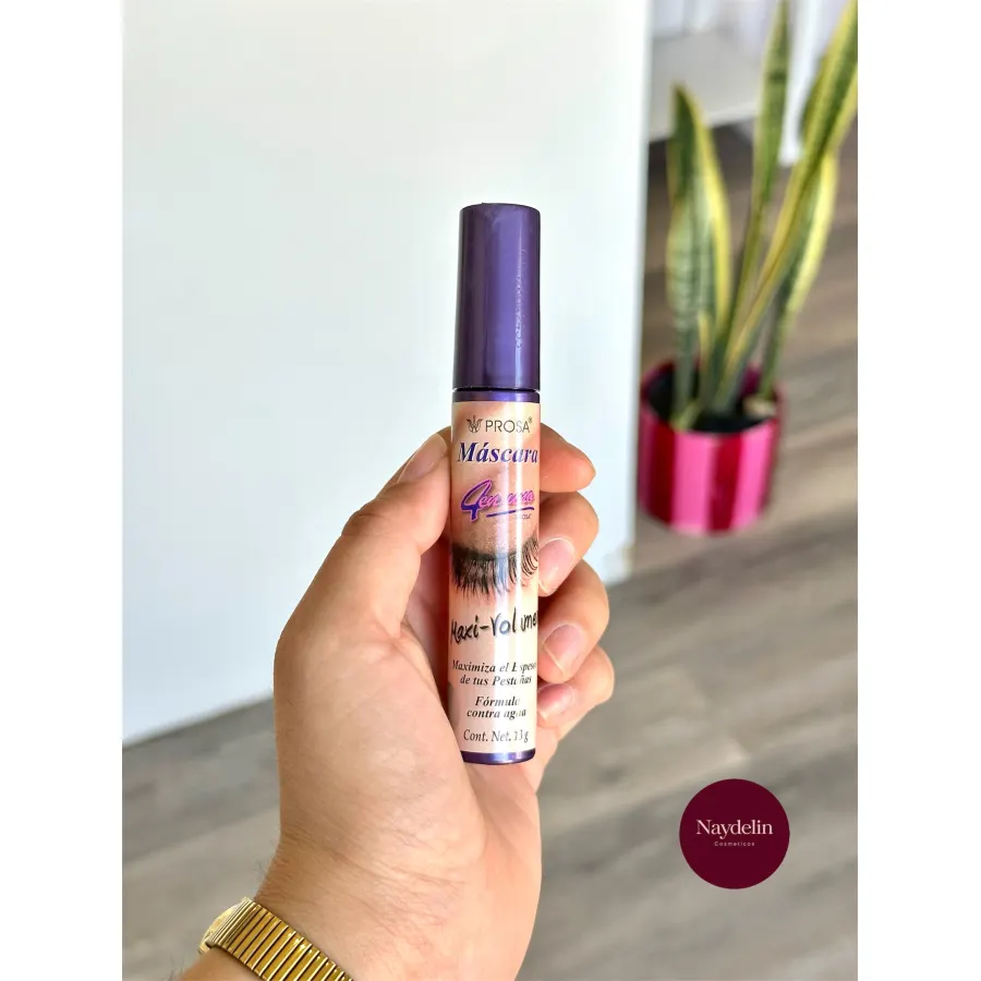 Rímel prosa maxi-volumen tapa morada