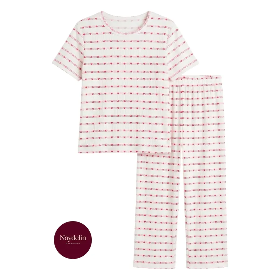 Pijama color blanco talla S
