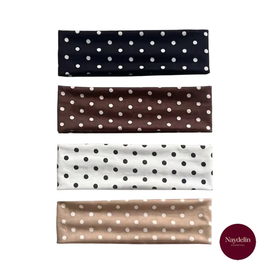banditas para el cabello polka dot